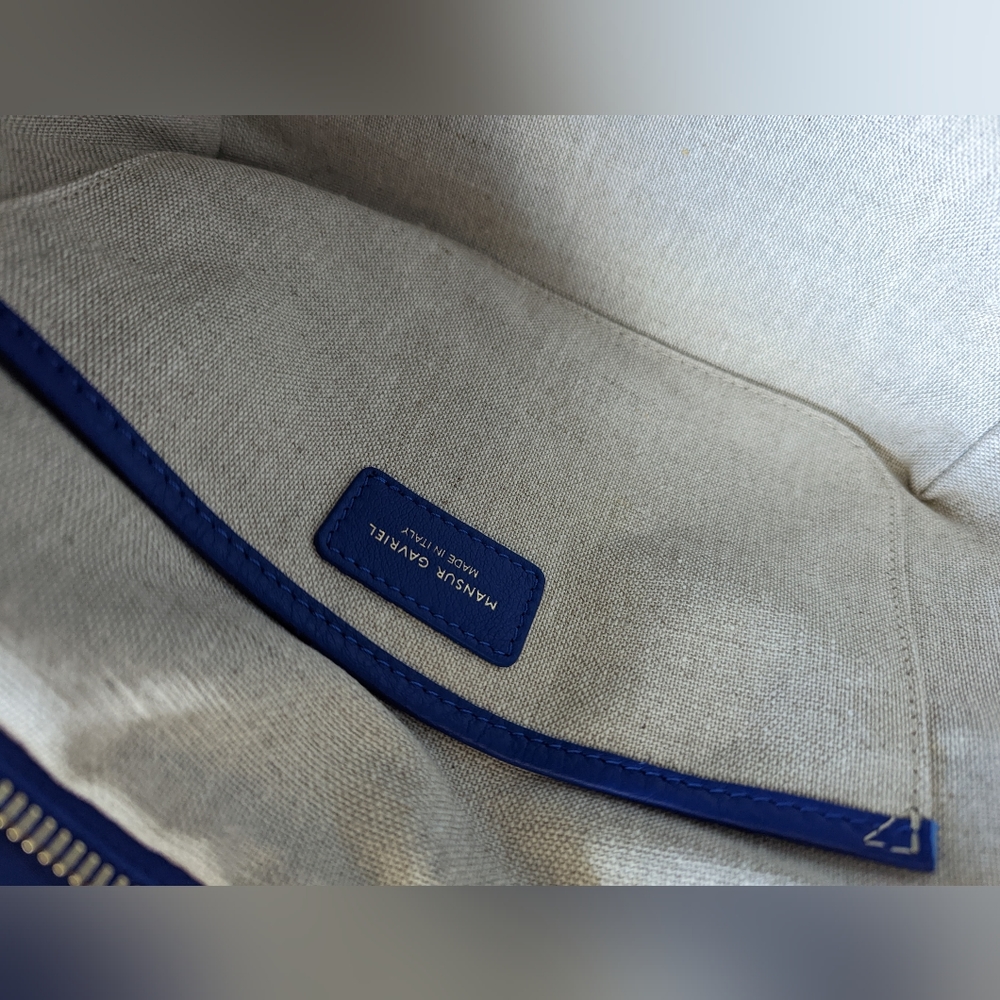 NWOT Mansur Gavriel Tulipano Blue Ocean - Picture 5 of 6